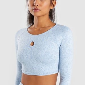 NWT FLEUR TEXTURE gymshark TOP